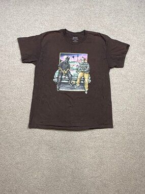 Dirty Ghetto Kids T Shirt Mens Size M Brown Short Sleeve Skateboarding